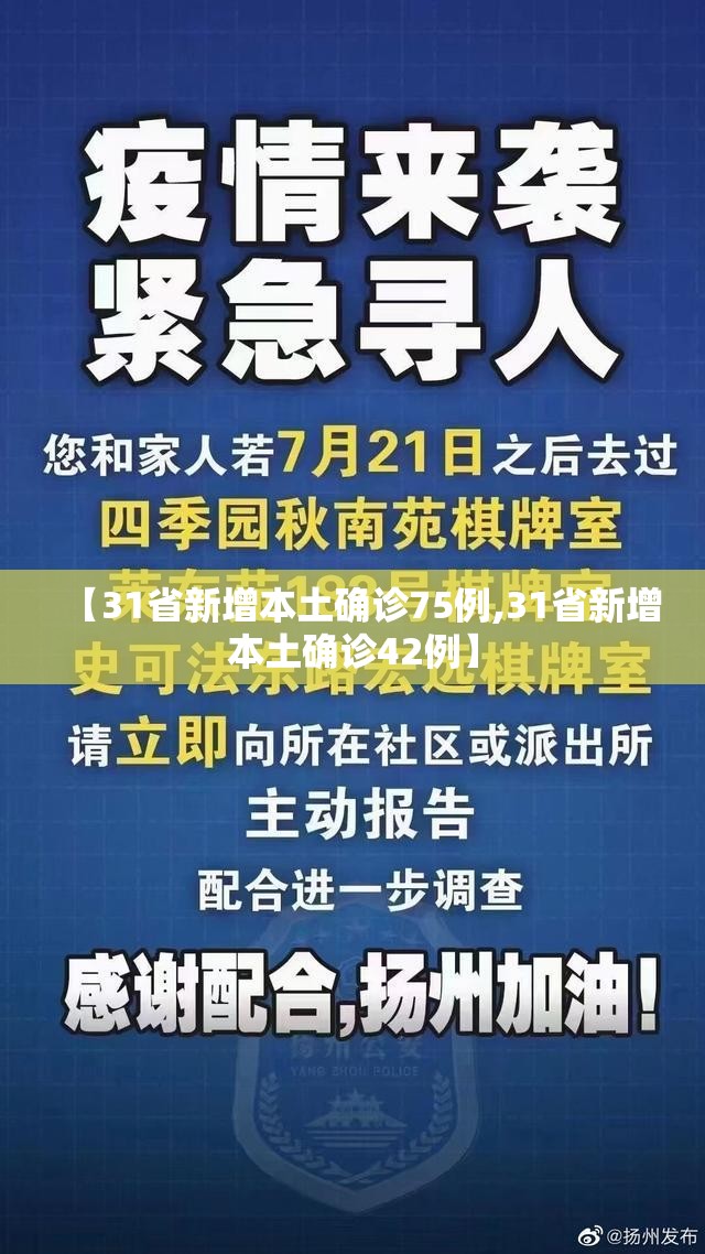 【31省新增本土确诊75例,31省新增本土确诊42例】 【31省新增本土确诊75例,31省新增本土确诊42例】