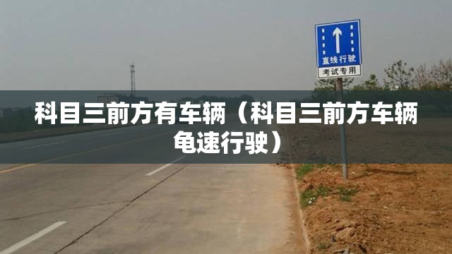 科目三前方有车辆(科目三前方车辆龟速行驶) 科目三前方有车辆(科目三前方车辆龟速行驶)