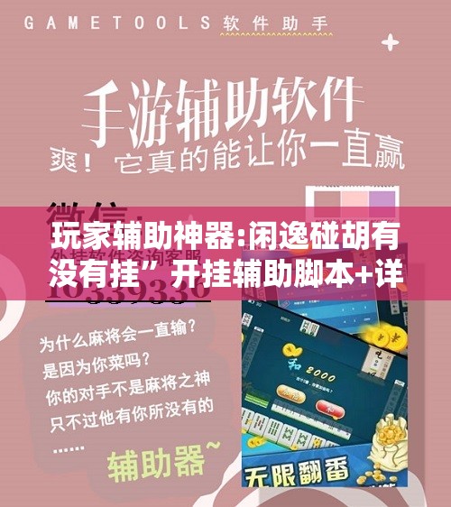 玩家辅助神器:闲逸碰胡有没有挂”开挂辅助脚本+详细开挂安装教程