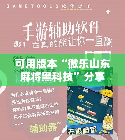 可用版本“微乐山东麻将黑科技”分享装挂详细步骤