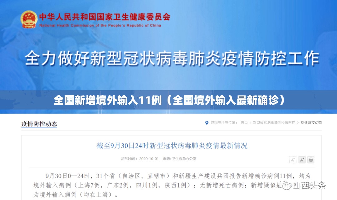 全国新增境外输入11例（全国境外输入最新确诊）