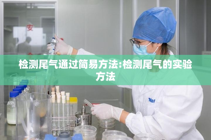 检测尾气通过简易方法:检测尾气的实验方法 检测尾气通过简易方法:检测尾气的实验方法