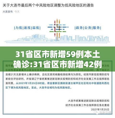 31省区市新增59例本土确诊:31省区市新增42例本土确诊 31省区市新增59例本土确诊:31省区市新增42例本土确诊