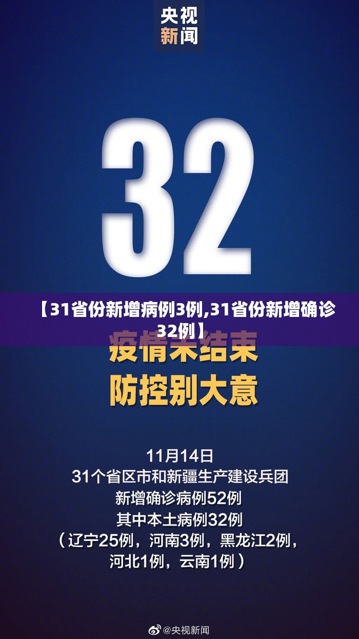 【31省份新增病例3例,31省份新增确诊32例】 【31省份新增病例3例,31省份新增确诊32例】