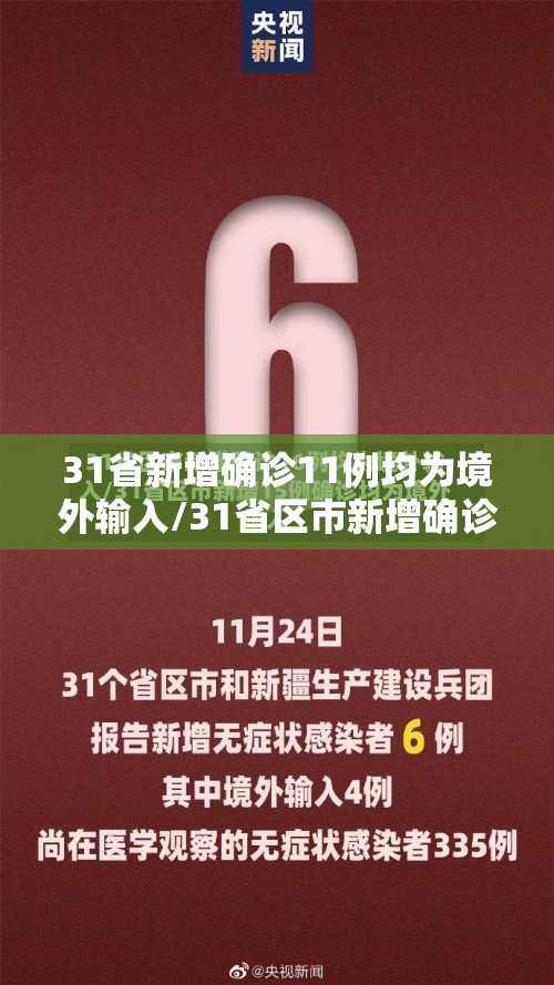 31省新增确诊11例均为境外输入/31省区市新增确诊18例均为境外输入 31省新增确诊11例均为境外输入/31省区市新增确诊18例均为境外输入