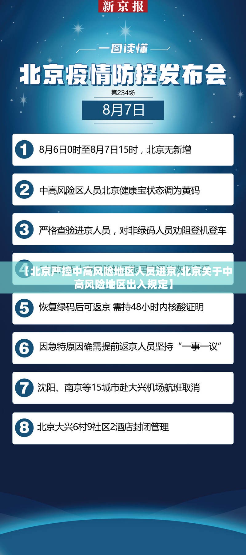 【北京严控中高风险地区人员进京,北京关于中高风险地区出入规定】 【北京严控中高风险地区人员进京,北京关于中高风险地区出入规定】