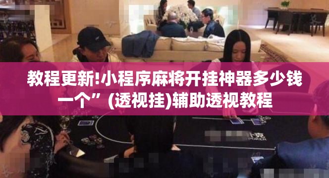 教程更新!小程序麻将开挂神器多少钱一个	”(透视挂)辅助透视教程