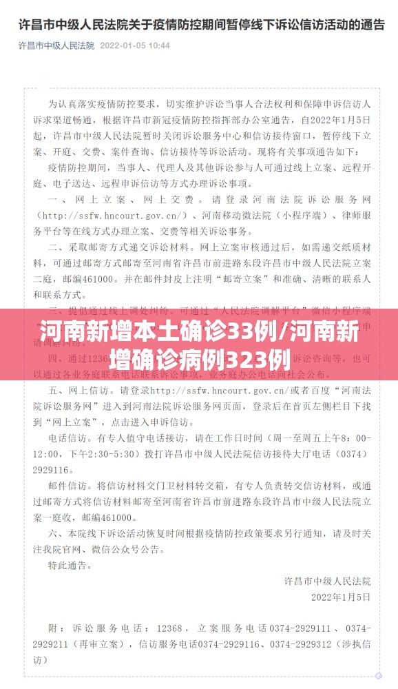 河南新增本土确诊33例/河南新增确诊病例323例 河南新增本土确诊33例/河南新增确诊病例323例