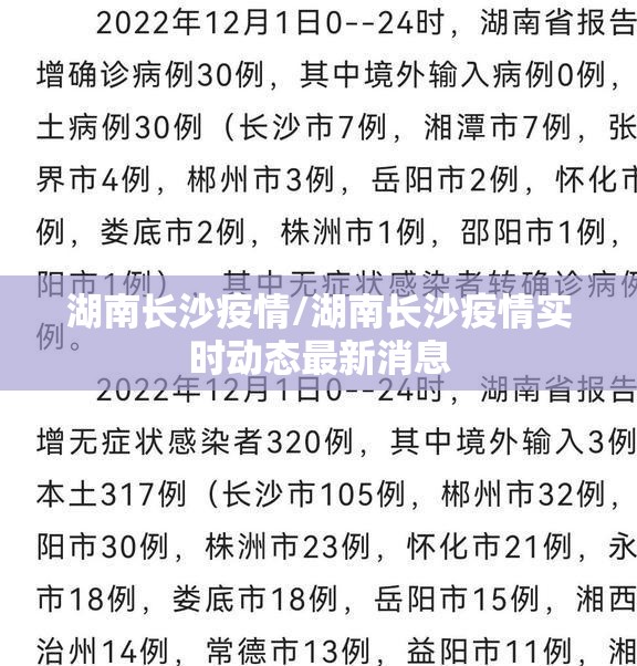 湖南长沙疫情/湖南长沙疫情实时动态最新消息