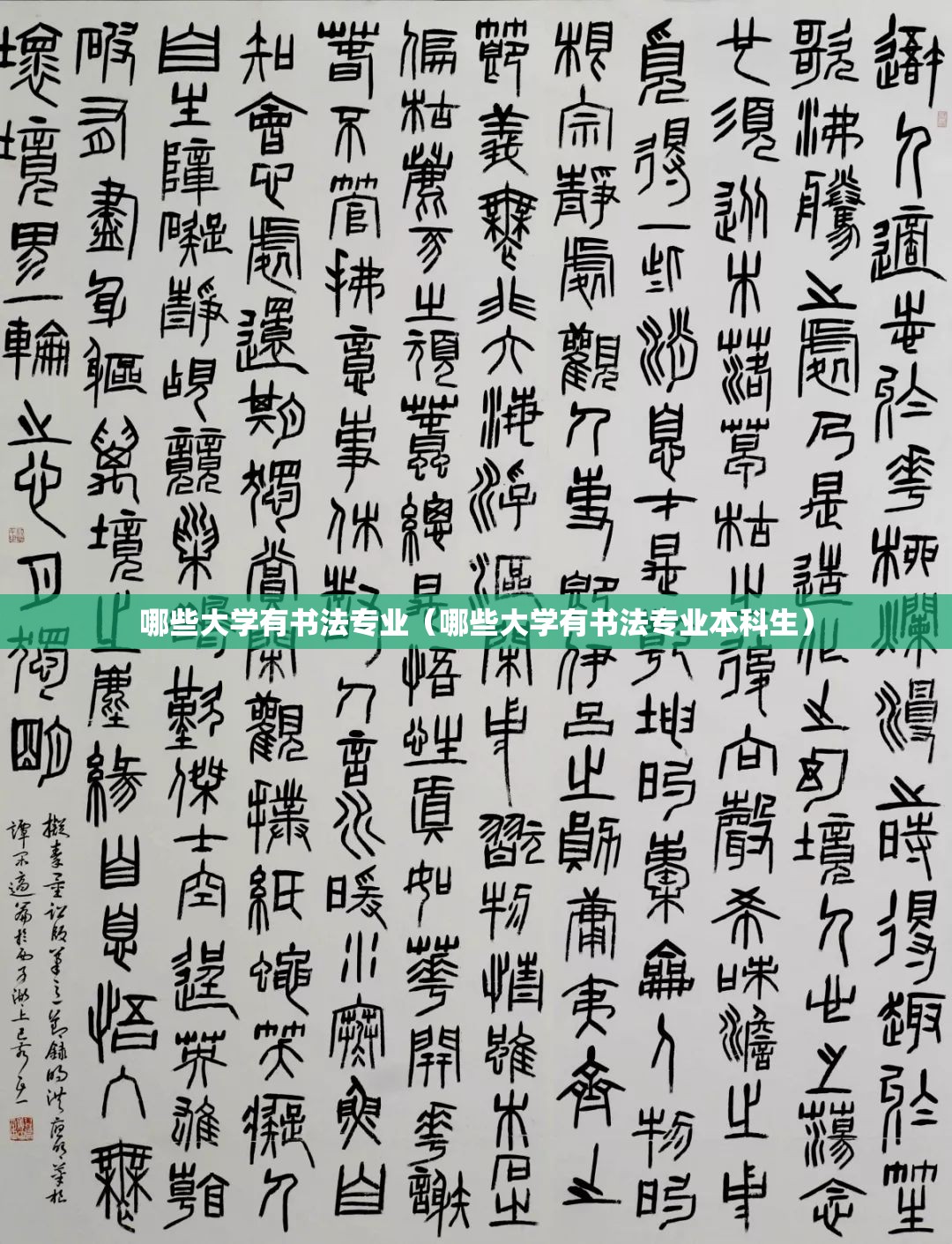 哪些大学有书法专业(哪些大学有书法专业本科生) 哪些大学有书法专业(哪些大学有书法专业本科生)