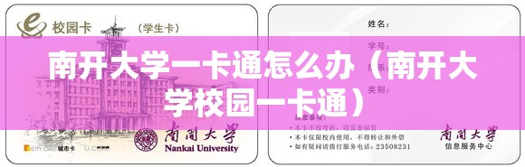 南开大学一卡通怎么办(南开大学校园一卡通) 南开大学一卡通怎么办(南开大学校园一卡通)