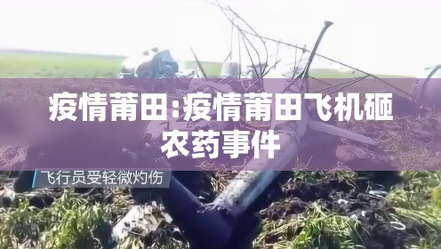 疫情莆田:疫情莆田飞机砸农药事件