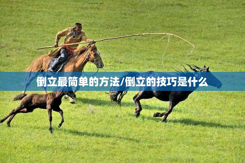 倒立最简单的方法/倒立的技巧是什么