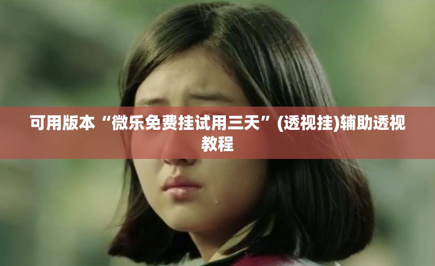 可用版本“微乐免费挂试用三天	”(透视挂)辅助透视教程