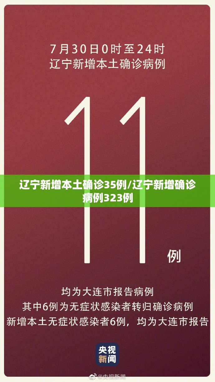 辽宁新增本土确诊35例/辽宁新增确诊病例323例 辽宁新增本土确诊35例/辽宁新增确诊病例323例