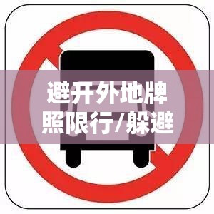 避开外地牌照限行/躲避外地限行 避开外地牌照限行/躲避外地限行