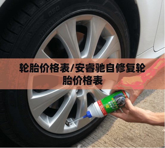 轮胎价格表/安睿驰自修复轮胎价格表 轮胎价格表/安睿驰自修复轮胎价格表