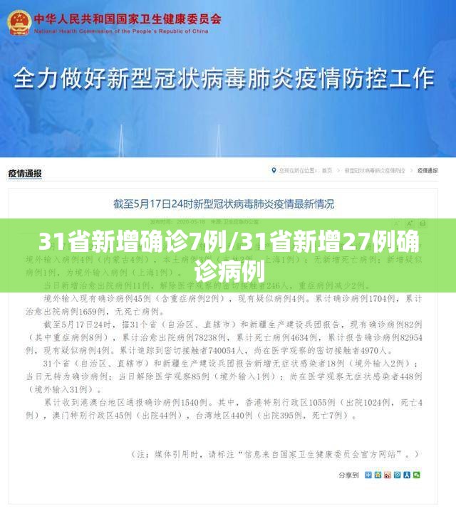 31省新增确诊7例/31省新增27例确诊病例