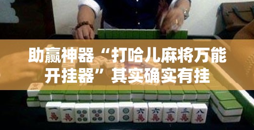 助赢神器“打哈儿麻将万能开挂器”其实确实有挂