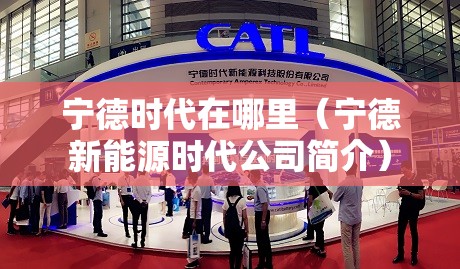 宁德时代在哪里（宁德新能源时代公司简介）
