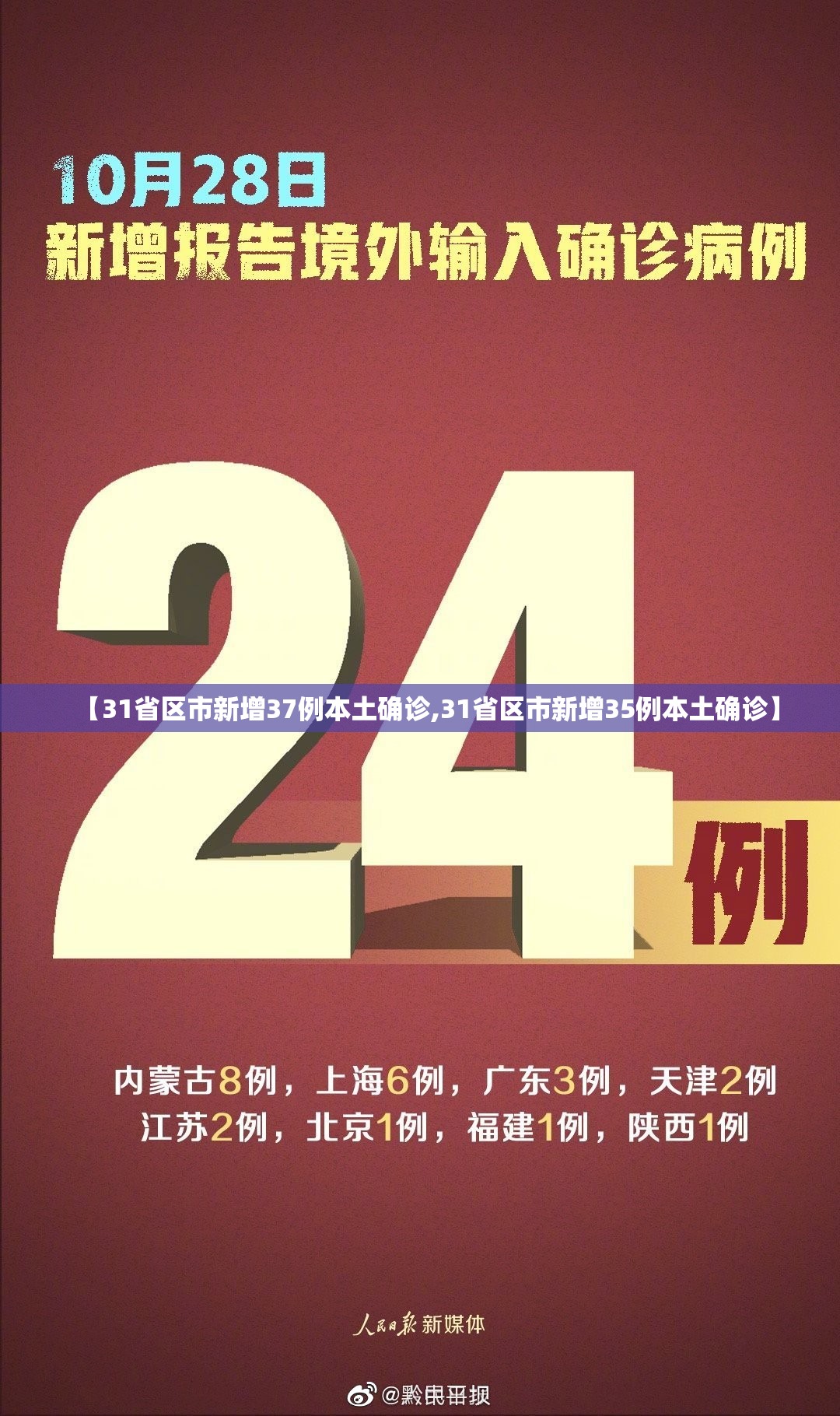【31省区市新增37例本土确诊,31省区市新增35例本土确诊】