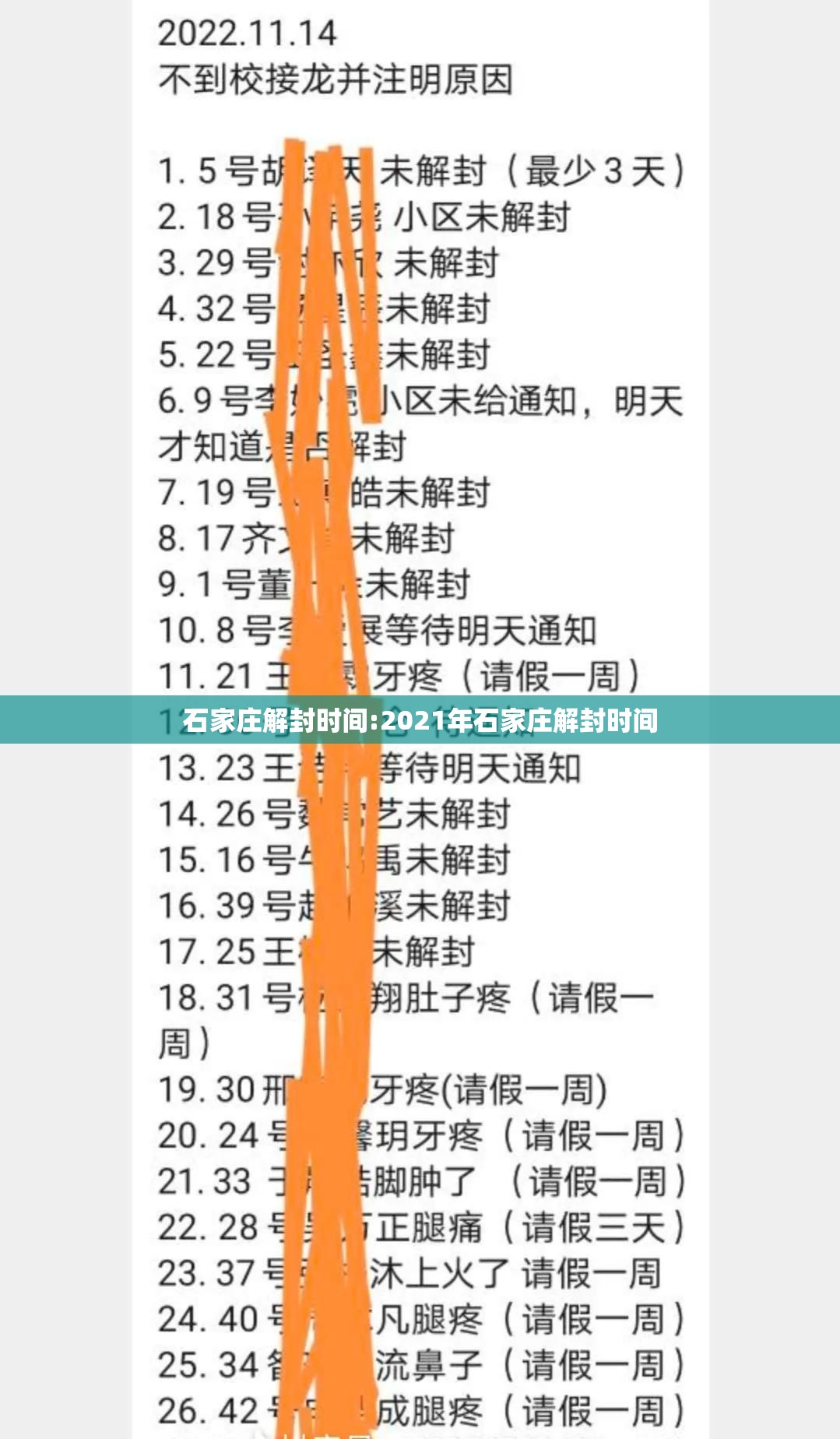 石家庄解封时间:2021年石家庄解封时间 石家庄解封时间:2021年石家庄解封时间