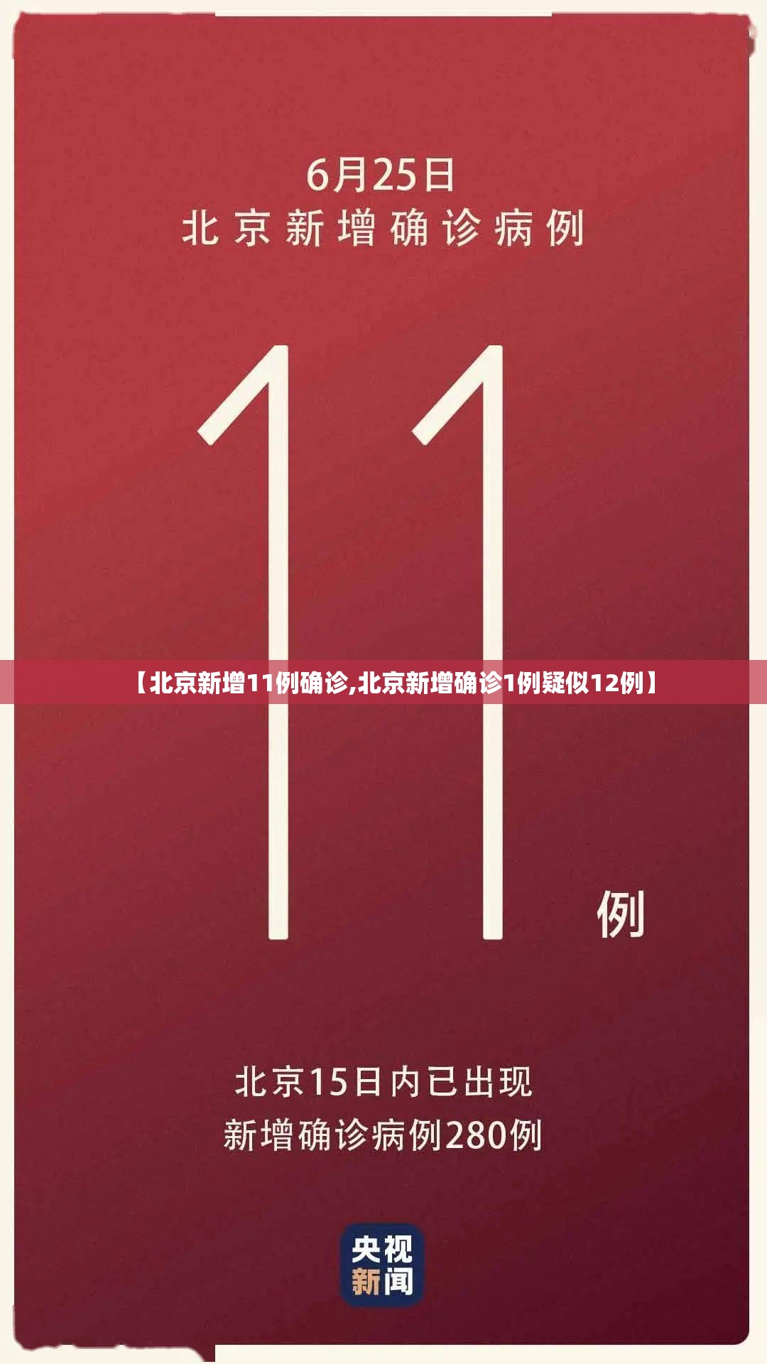【北京新增11例确诊,北京新增确诊1例疑似12例】 【北京新增11例确诊,北京新增确诊1例疑似12例】