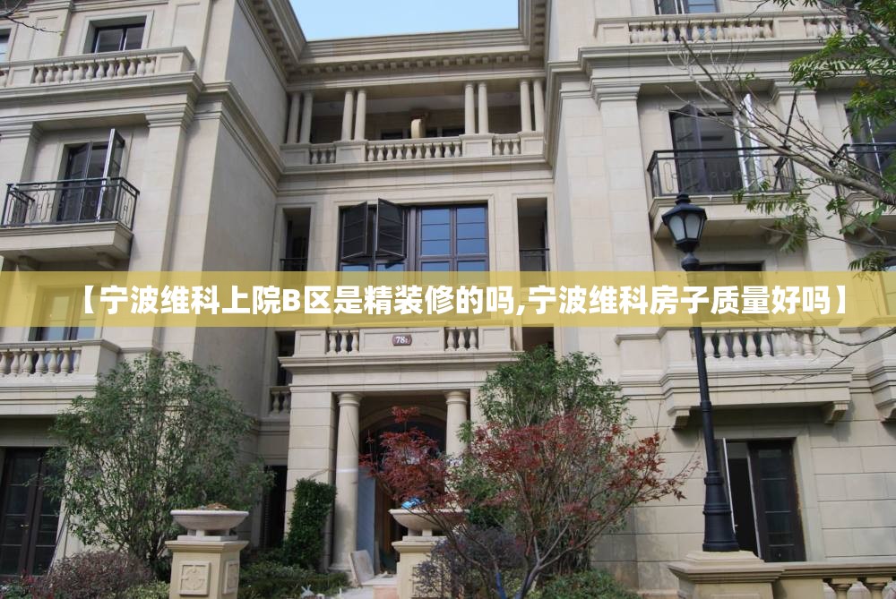 【宁波维科上院B区是精装修的吗,宁波维科房子质量好吗】