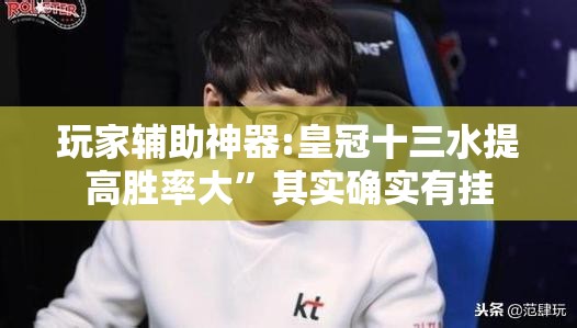 玩家辅助神器:皇冠十三水提高胜率大	”其实确实有挂