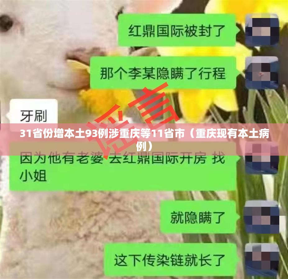 31省份增本土93例涉重庆等11省市(重庆现有本土病例) 31省份增本土93例涉重庆等11省市(重庆现有本土病例)