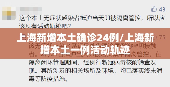 上海新增本土确诊24例/上海新增本土一例活动轨迹 上海新增本土确诊24例/上海新增本土一例活动轨迹