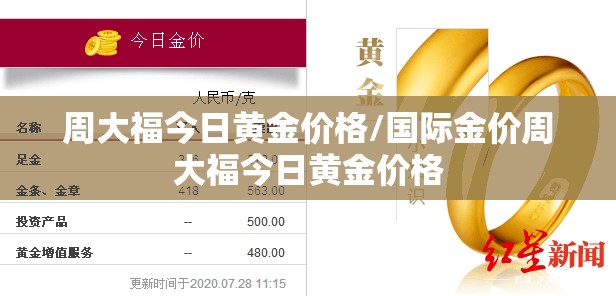 周大福今日黄金价格/国际金价周大福今日黄金价格 周大福今日黄金价格/国际金价周大福今日黄金价格