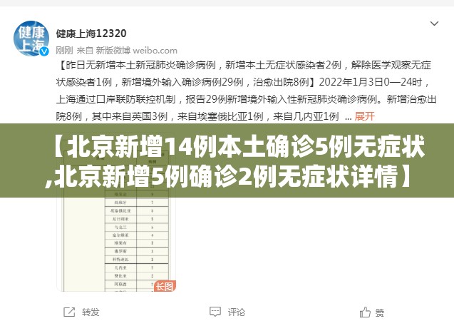 【北京新增14例本土确诊5例无症状,北京新增5例确诊2例无症状详情】 【北京新增14例本土确诊5例无症状,北京新增5例确诊2例无症状详情】