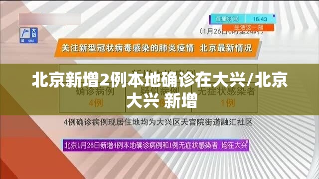 北京新增2例本地确诊在大兴/北京 大兴 新增 北京新增2例本地确诊在大兴/北京 大兴 新增