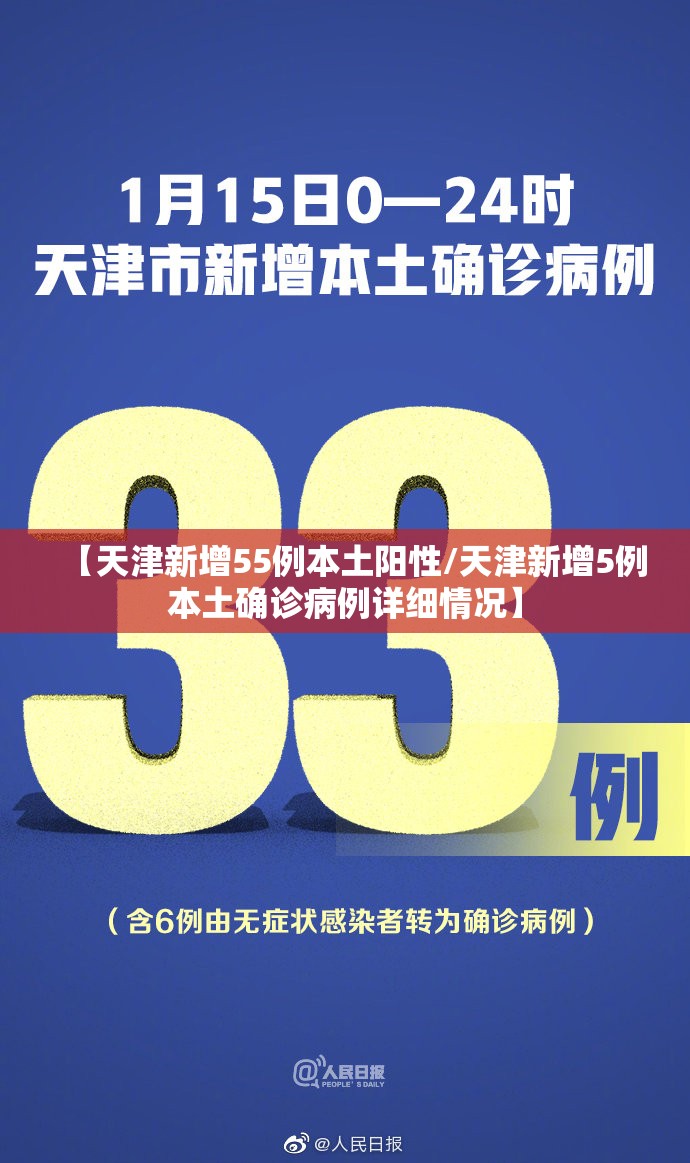 【天津新增55例本土阳性/天津新增5例本土确诊病例详细情况】