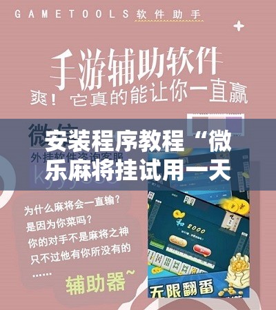 安装程序教程“微乐麻将挂试用一天”开挂辅助脚本+详细开挂安装教程