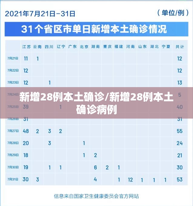 新增28例本土确诊/新增28例本土确诊病例 新增28例本土确诊/新增28例本土确诊病例