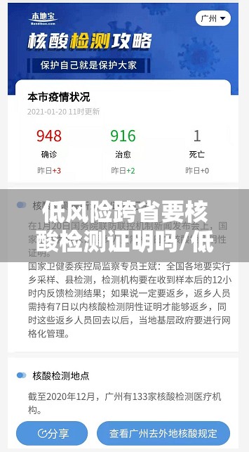 低风险跨省要核酸检测证明吗/低风险跨省要核酸检测证明吗怎么办 低风险跨省要核酸检测证明吗/低风险跨省要核酸检测证明吗怎么办