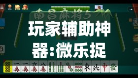 玩家辅助神器:微乐捉鸡麻将小程序开挂神器下载安装”开挂(透视)辅助神器