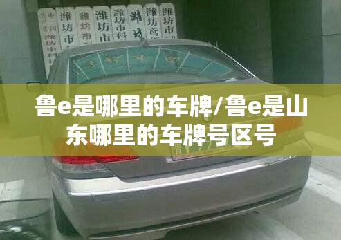 鲁e是哪里的车牌/鲁e是山东哪里的车牌号区号 鲁e是哪里的车牌/鲁e是山东哪里的车牌号区号