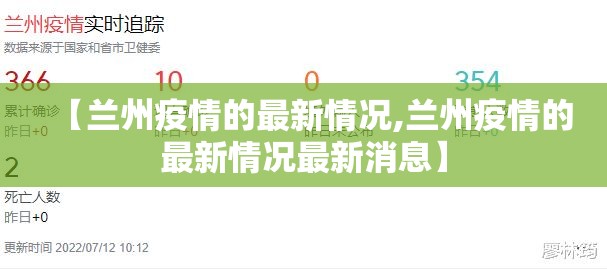 【兰州疫情的最新情况,兰州疫情的最新情况最新消息】 【兰州疫情的最新情况,兰州疫情的最新情况最新消息】