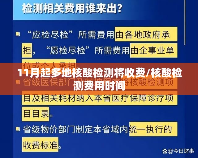 11月起多地核酸检测将收费/核酸检测费用时间