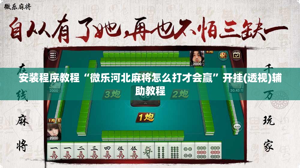 安装程序教程“微乐河北麻将怎么打才会赢”开挂(透视)辅助教程