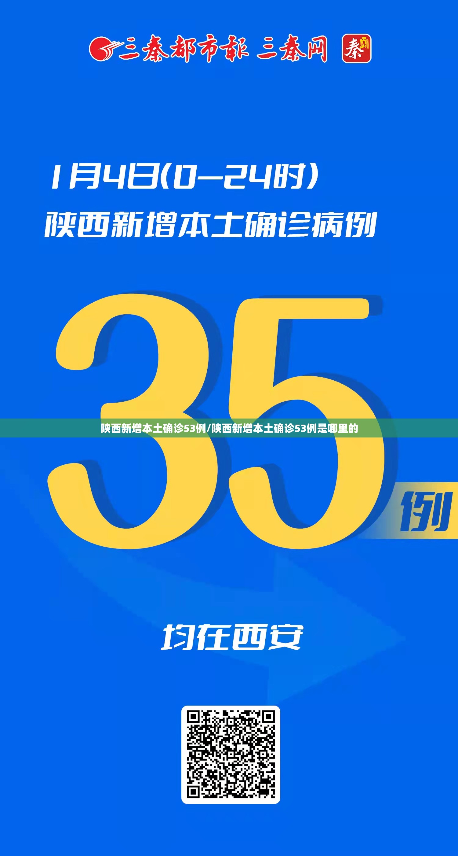 陕西新增本土确诊53例/陕西新增本土确诊53例是哪里的 陕西新增本土确诊53例/陕西新增本土确诊53例是哪里的