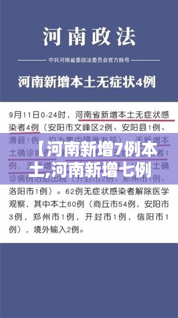 【河南新增7例本土,河南新增七例】 【河南新增7例本土,河南新增七例】
