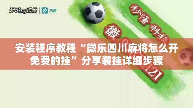 安装程序教程“微乐四川麻将怎么开免费的挂”分享装挂详细步骤