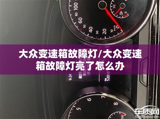 大众变速箱故障灯/大众变速箱故障灯亮了怎么办 大众变速箱故障灯/大众变速箱故障灯亮了怎么办