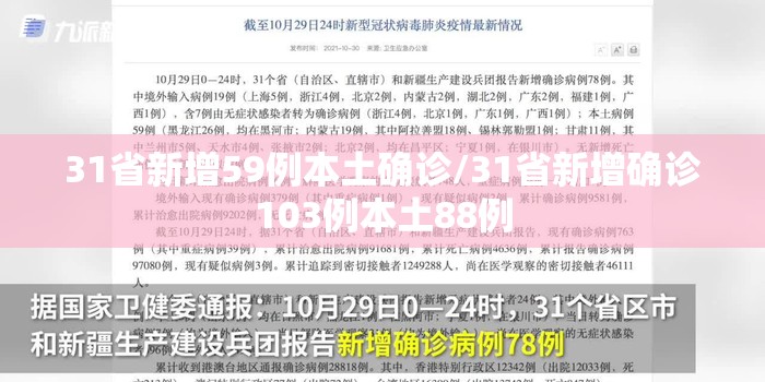 31省新增59例本土确诊/31省新增确诊103例本土88例 31省新增59例本土确诊/31省新增确诊103例本土88例