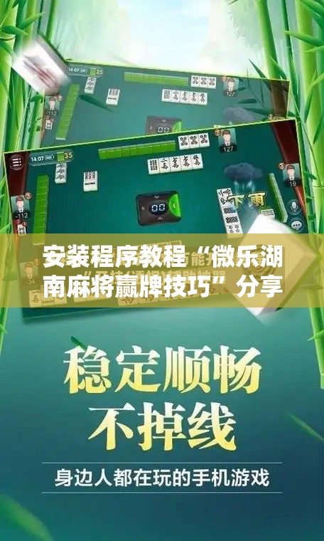 安装程序教程“微乐湖南麻将赢牌技巧”分享装挂详细步骤