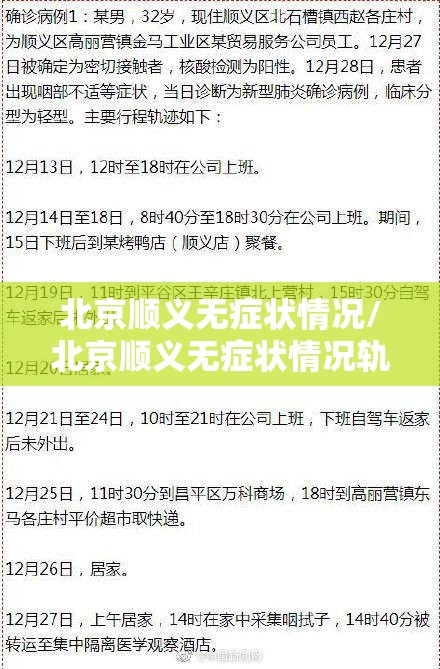 北京顺义无症状情况/北京顺义无症状情况轨迹 北京顺义无症状情况/北京顺义无症状情况轨迹